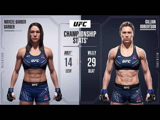 Maycee Barber vs. Gillian Robertson | UFC 5 Clash