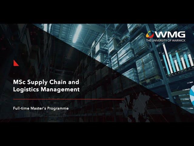 MSc Supply Chain and Logistics Management