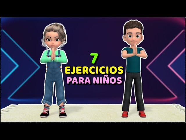 7 EJERCICIOS PARA NIÑOS – ENTRENAMIENTO SIN IMPACTO