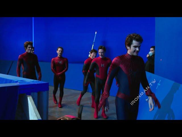 Behind-the-scenes with the three Peter Parker | Spider Man No Way Home