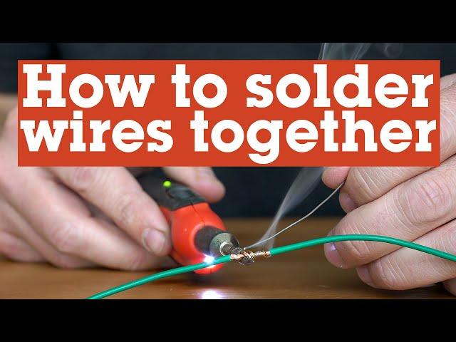 How to solder two wires together | Crutchfield