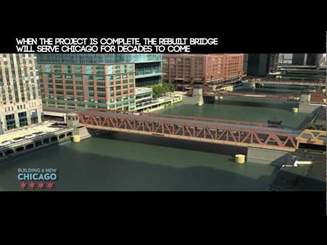 Video Illustration of the Wells Street Bridge Reconstruction