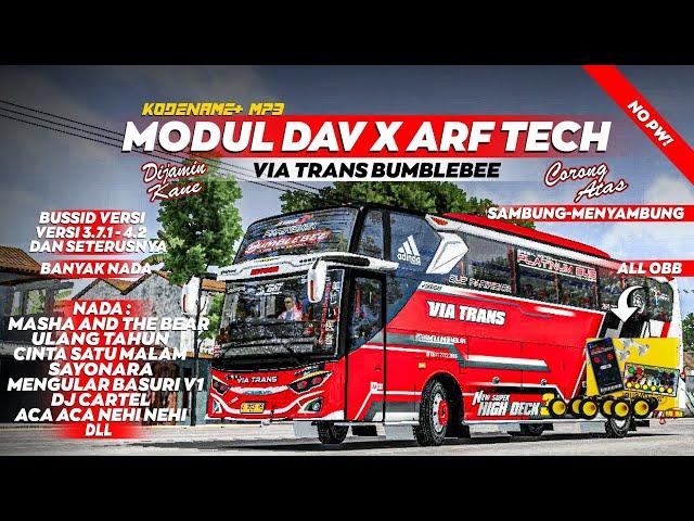 SHAREKD BASURI MODUL ARF X DAV D3 VIA TRANS BUMBLEBEEFULL NADA VIRAL! BIKIN CANDU || BUSSID V4.2