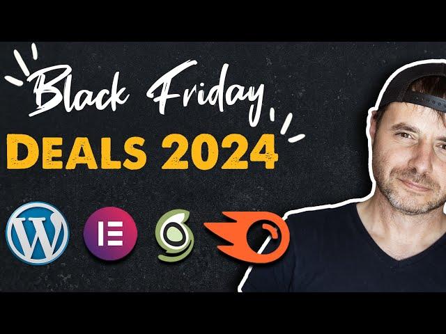 HUGE Black Friday DEALS! | SiteGround, Elementor, & Semrush in 2024