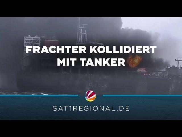 Frachter rammt Tanker in der Nordsee – deutsches Hilfsschiff im Einsatz