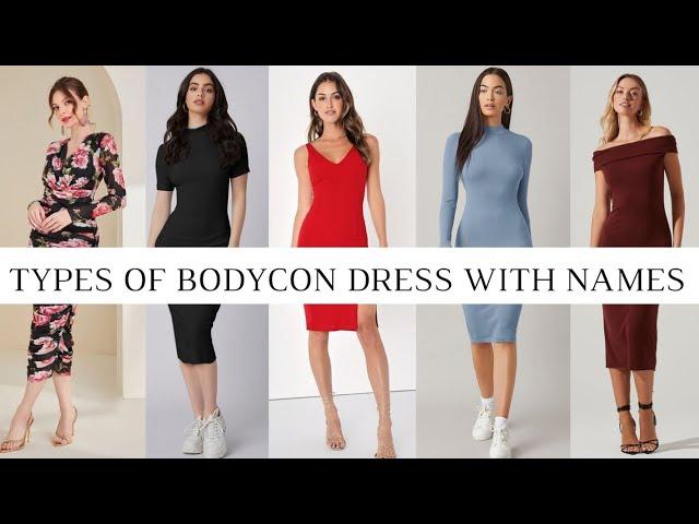 Types of Bodycon Dress with Names