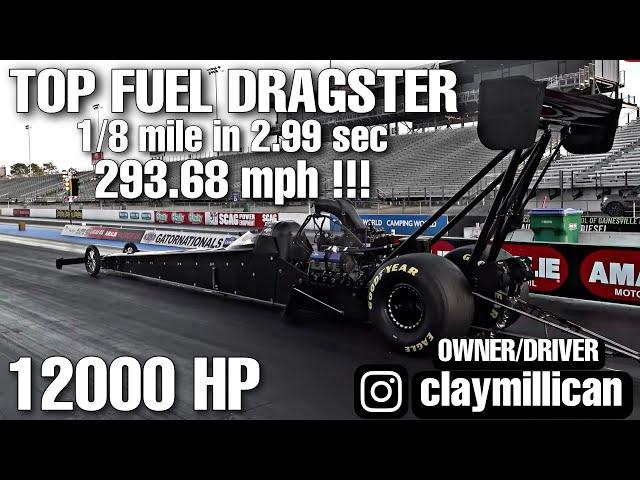 Top Fuel Dragster | INSANE DRAGY TIMES 0-293 mph !