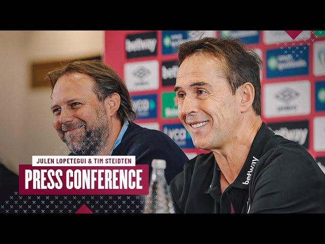 "This club has huge potential" | Julen Lopetegui and Tim Steidten Press Conference