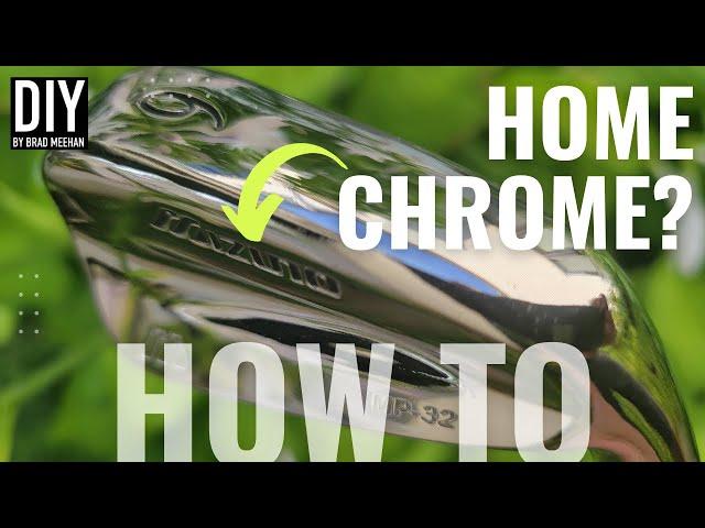 Learn How to Electroplate Golf Clubs at Home! - DIY Golf Club Restoration