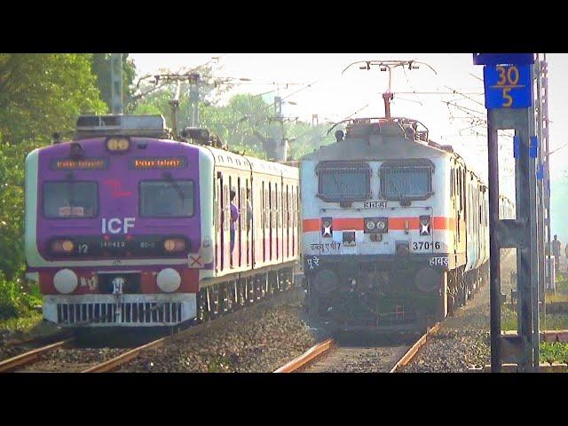  100 KMPH Fastest Running Train Speed at Howrah Main Line | High Speed Railway Train Video in India