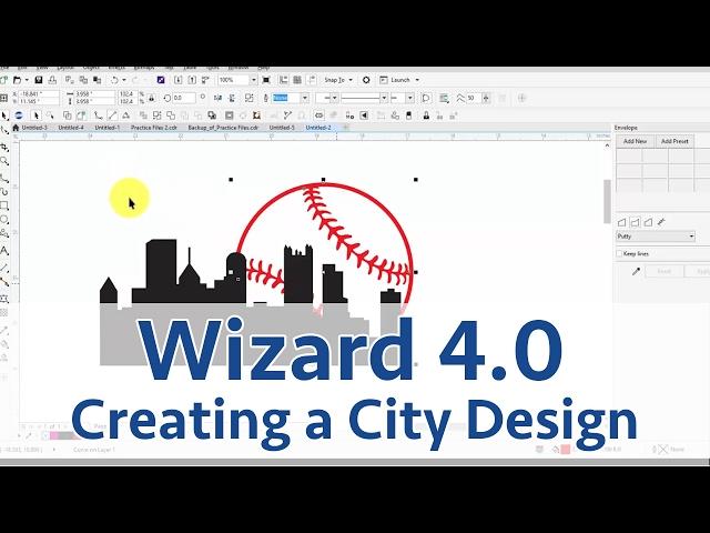 Creating a City Scape Design Using CorelDraw and the TRW Design Wizard