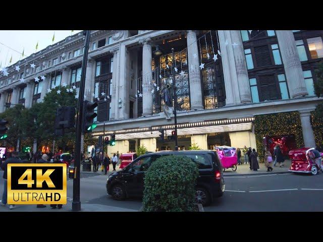 OXFORD Street , London 2024  | NEW Beautiful Walking Tour in Central London   | [4K HD]