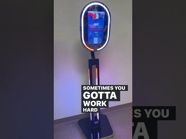 Working hard to bring a custom experience to every #photobooth rental