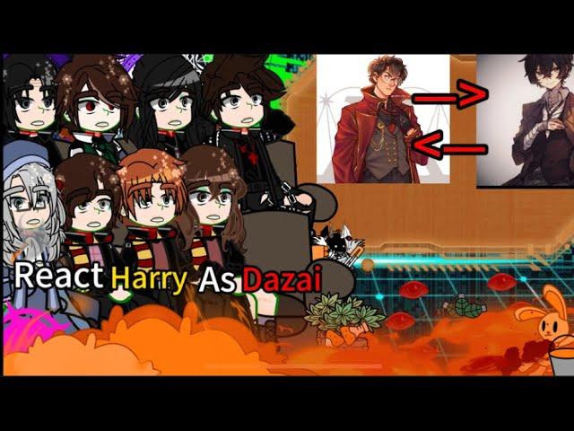 React Harry as dazai 1/3  hp x bsd