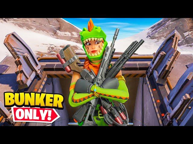 The *SECRET* BUNKER ONLY Challenge in Fortnite!