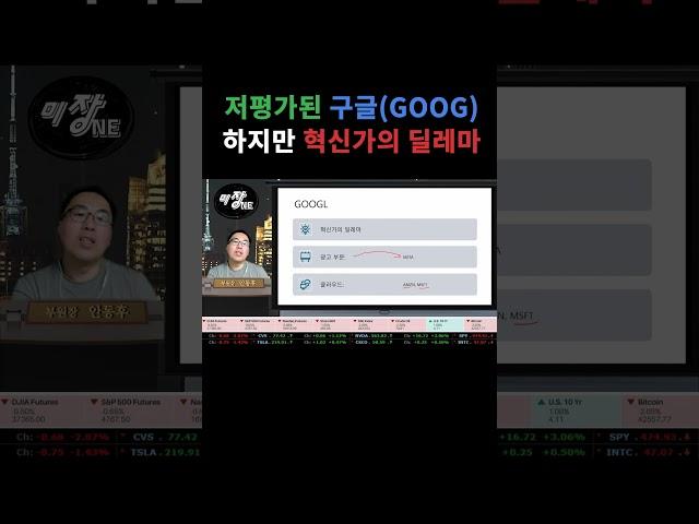 저평가된 구글, 하지만 혁신가의 딜레마 #미주미 #안동후 #GOOG