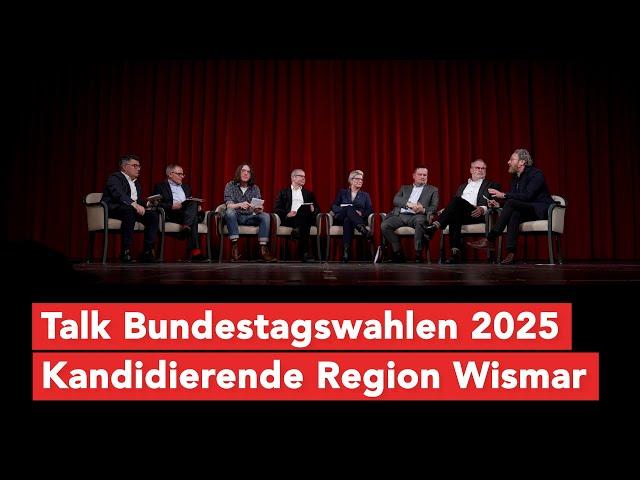 Bundestagswahl 2025: Kandidierende und ihre Positionen - unser großer Wismar TV-Talk