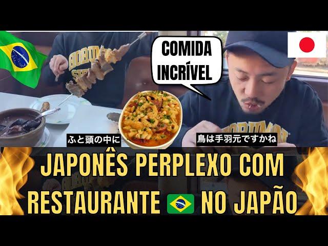 Japonês Comendo De Tudo Em Restaurante Brasileiro No Japão