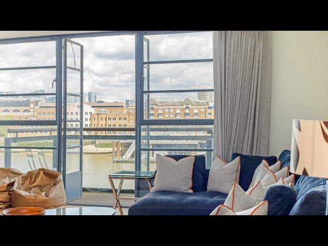 Robin Shows You Around This Spectacular Waterfront Two-Bedroom Apartment Looking At Tower Bridge