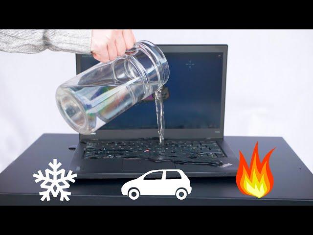 Can a laptop survive this? - Thinkpad torture test