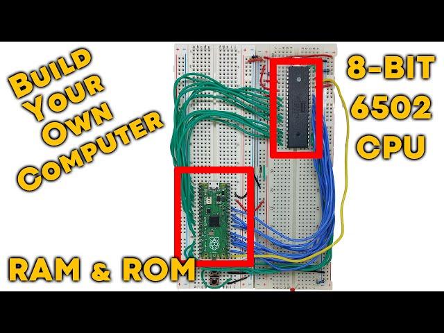 Build Your Own Computer - Emulate RAM/ROM For A 6502 Using a Raspberry Pi Pico