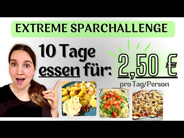 sehr günstig essen || 10 Tage für 25€