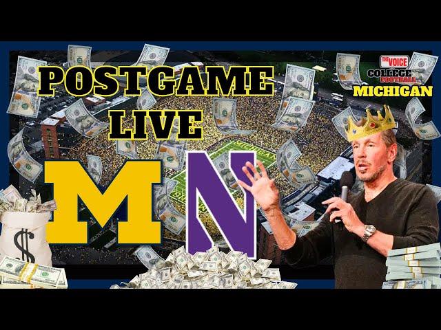 MICHIGAN - Northwestern Postgame LIVE