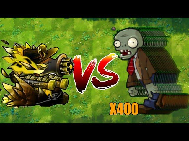 PVZ 1 Fusion 2.3 Challenge!! 1 Plants Fusion VS 40000 Zombies - Who Will Win?