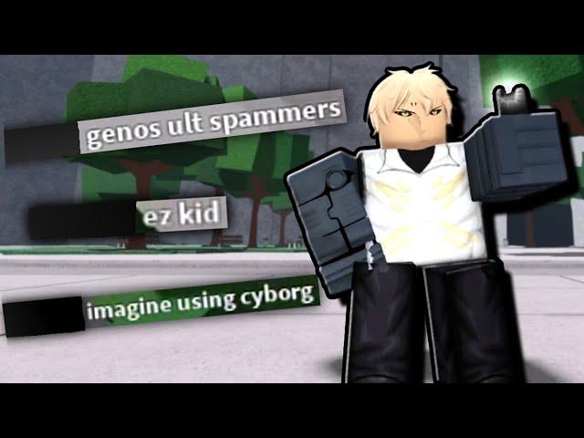 When you use GENOS in The Strongest Battlegrounds...(Roblox)