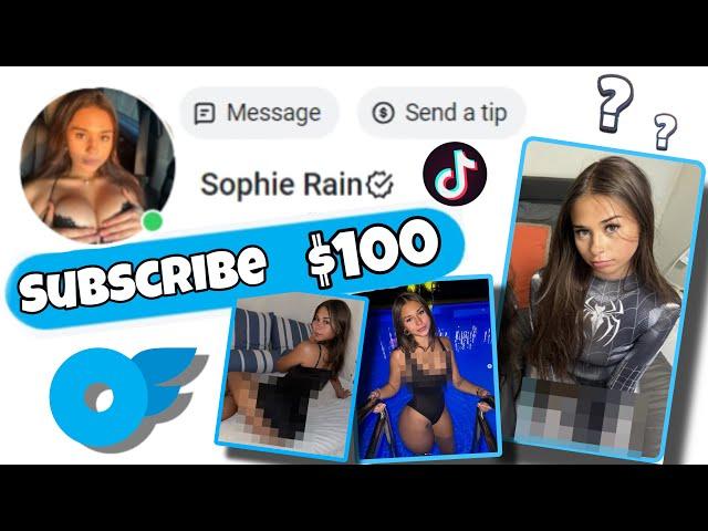 I Bought Sophie Rain OnlyFan's So You Didn't Have To...