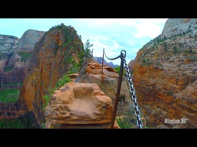 Angel's Landing - Scariest Hike in America? Steep Drop off - Zion National Park, Utah