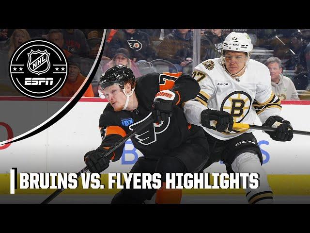 Boston Bruins vs. Philadelphia Flyers | Full Game Highlights | NHL on ESPN