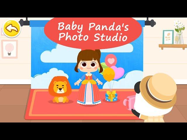 Baby Panda's Photo Studio - Experience the Work of a Photographer | BabyBus Games