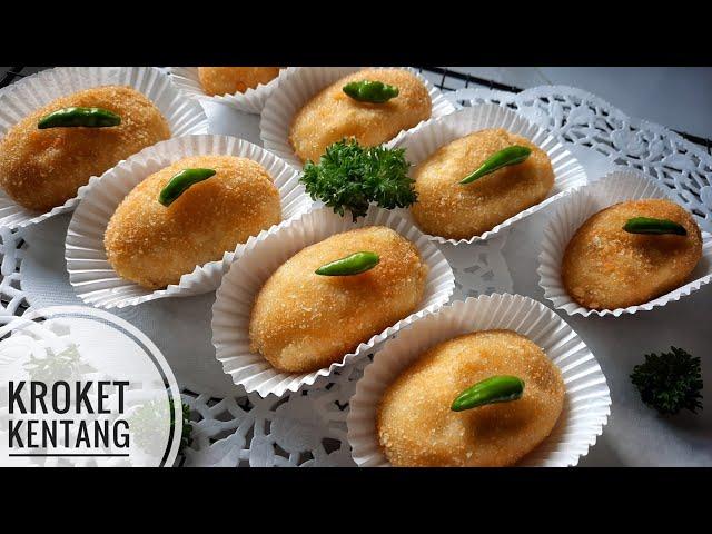 Enak Banget! Tinggal digoreng sewaktu waktu bisa untuk Frozen Food | KROKET KENTANG ISI AYAM