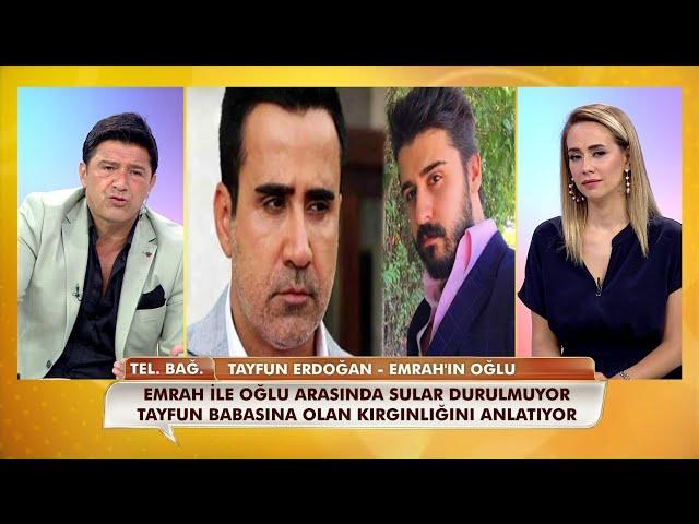 Emrah’ın teşekkür konuşmasına, oğlu Tayfun’dan duygusal cevap!