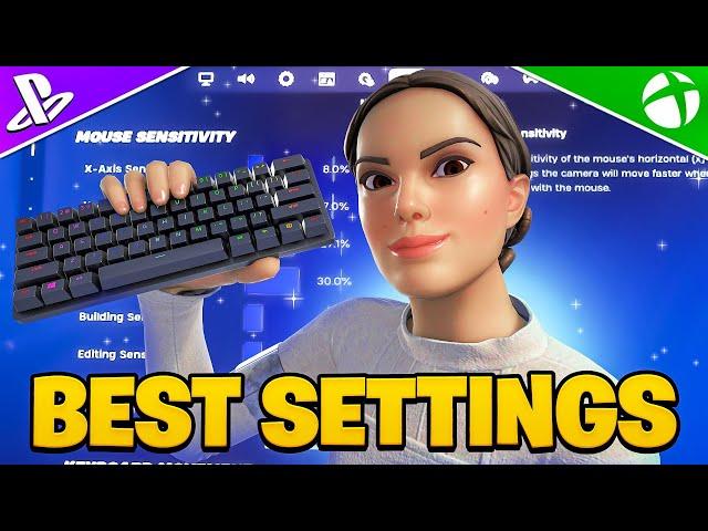 NEW Best Console Keyboard SETTINGS + Sensitivity in Chapter 5 Season 3