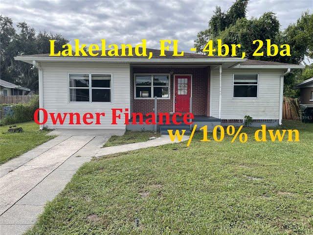 #LAKELAND Florida 4br, 2bath family home Owner Finance w/ 10% down payment for 30 years private loan