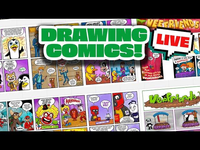 Making VeeFriends Comics LIVE! Come Hang!