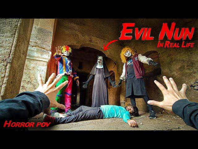 Serbian Lady Takes on Evil Nun in REAL LIFE Horror Showdown!