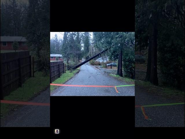 Storm Damage of Peardale Chicago Park Area. Nevada County CA