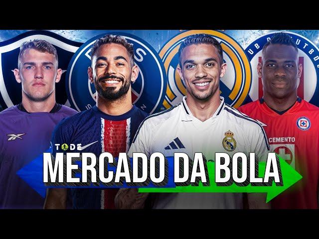 MERCADO DA BOLA 2025 - 80 M por MATHEUS CUNHA, ARNOLD ACERTA com REAL, BALOTELLI, LÉO LICK E +