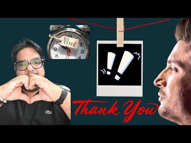 Its Time To Say Thank You | Sushant Singh Rajput | Feeling Grateful