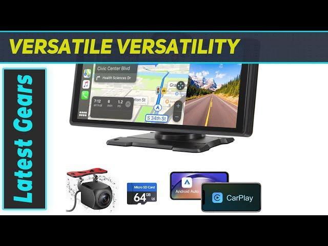 Seventour 10.26" Wireless CarPlay Stereo with 4K Dash Cam Review