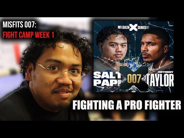 SALT PAPI VS ANTHONY TAYLOR: TRAINING CAMP WEEK 1 (MISFITS & DAZN BOXING SERIES 007) #ksivsfournier