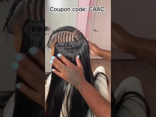 Traditional Sew In TutorialMiddle Part Leave Out On Natural Hair | Start To Finish Ft.#ULAHAIR