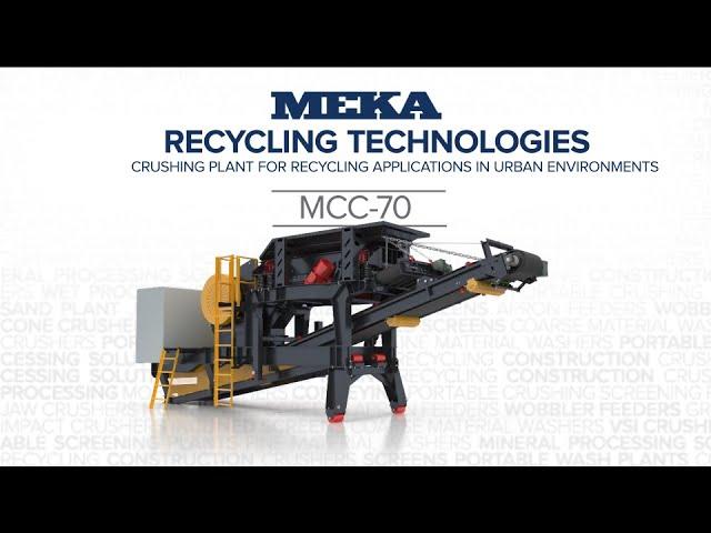 Urban Recycling Redefined Discover MEKA MCC 70