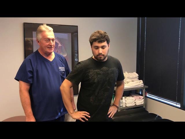Severe Lower Back Pain With Lumbo-Sacral Radiculopathy Antalgic Posture First Adjustment