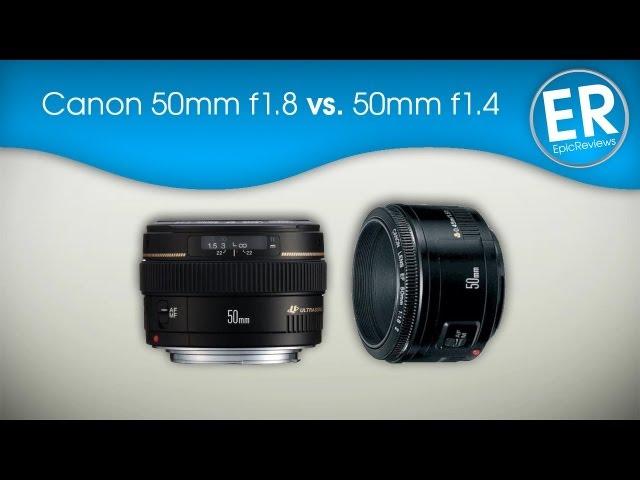 Canon 50mm f1.8 vs. 50mm f1.4 (Deutsch)