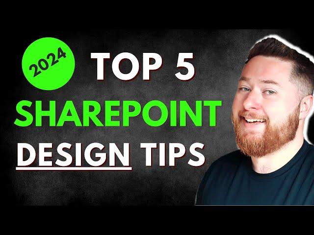 SharePoint Design Tips for 2024