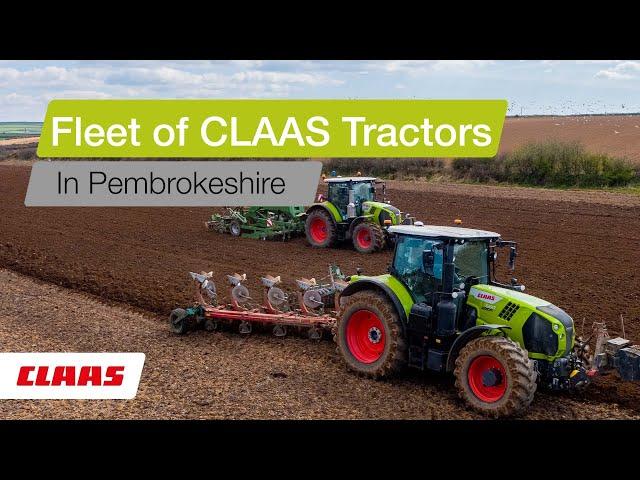 CLAAS UK | Fleet of CLAAS Tractors